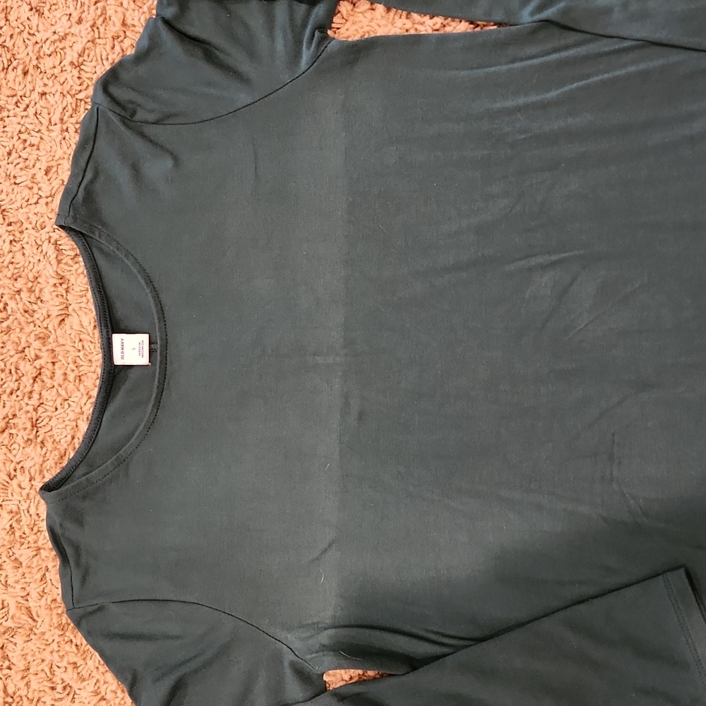 Old Navy long sleeve green dress size small - Picture 3 of 7